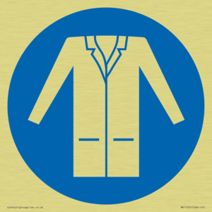 Custom Mandatory: Wear a lab coat